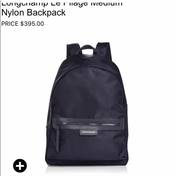NEW Longchamp Le Pliage Neo Backpack in Navy main image 16